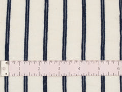 CLJ24-NV - Vintage  Jersey Space Dye Navy Stripe