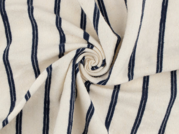 CLJ24-NV - Vintage  Jersey Space Dye Navy Stripe