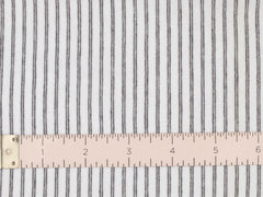 CXJ26 - Cotton Jersey Stripe Natural/Black