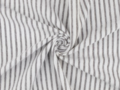 CXJ26 - Cotton Jersey Stripe Natural/Black